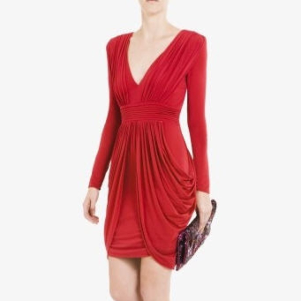 BCBG Red Lark Dress - Size Small